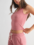 Brushed Hacci Lounge Tank