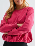 Mineral Cloud Bubble Hem Pullover