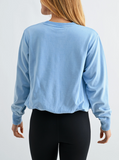 Mineral Cloud Bubble Hem Pullover