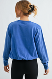 Mineral Cloud Bubble Hem Pullover