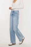Kancan High Rise Printed Fray Jean