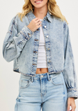 Risen Cropped Button Down