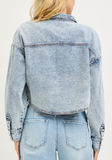 Risen Cropped Button Down