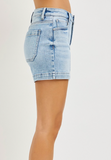 Risen High Rise Pintuck Short