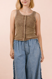 Mineral Wash Knit Tank
