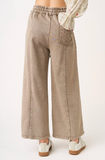 Eyelet Lace Wide Leg Pant