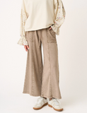 Eyelet Lace Wide Leg Pant