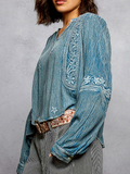 Embroidered Woven Blouse