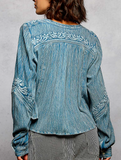 Embroidered Woven Blouse