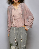 Embroidered Woven Blouse