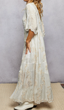Embroidered Festival Shirt Dress