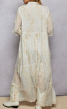 Embroidered Festival Shirt Dress