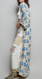 Crochet Floral Maxi Cardigan