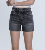 Vervet High Rise Charcoal Short