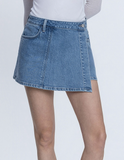 Vervet High Rise Denim Skort