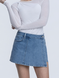 Vervet High Rise Denim Skort
