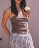Jersey Ruched Tube Top