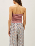 Jersey Ruched Tube Top