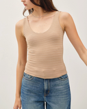 Ultra Soft Scoop Stripe Tank