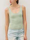 Ultra Soft Scoop Stripe Tank
