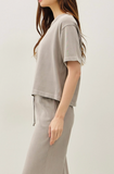Terry Cotton Crewneck Tee