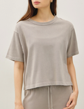 Terry Cotton Crewneck Tee