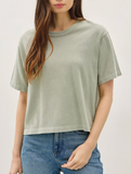 Terry Cotton Crewneck Tee