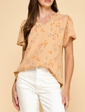 Country Floral Blouse