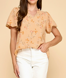 Country Floral Blouse