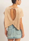 Pilates Open Back Tee