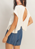 Pilates Open Back Tee