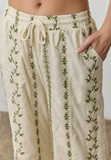Garden Party Embroidered Pant