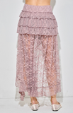 Coco Tiered Lace Maxi Skirt