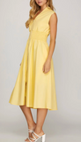 Mimosas For Brunch Zippered Dress