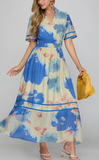 Watercolor Garden Dress