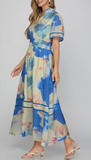Watercolor Garden Dress