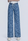 Vervet Vintage Floral Drawstring Jean