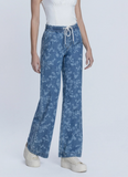 Vervet Vintage Floral Drawstring Jean