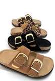 Ash Leopard Cork Sandal