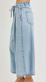 Risen High Rise Belted Crop Jean
