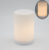 4.5" White LED Flame Illusion Pillar