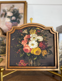 Provincial Vintage Dark Floral