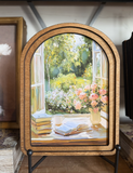 8.5x11 Spring Window Framed Art