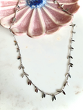 Dainty Silver Charms Necklace
