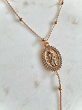 Gold Rosary Necklace