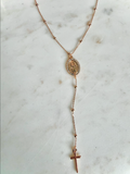 Gold Rosary Necklace