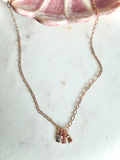 Tri Gemstone Necklace