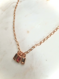 Tri Gemstone Necklace