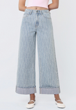 Flying Monkey High Rise Brush Cuffed Jean