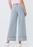Flying Monkey High Rise Brush Cuffed Jean
